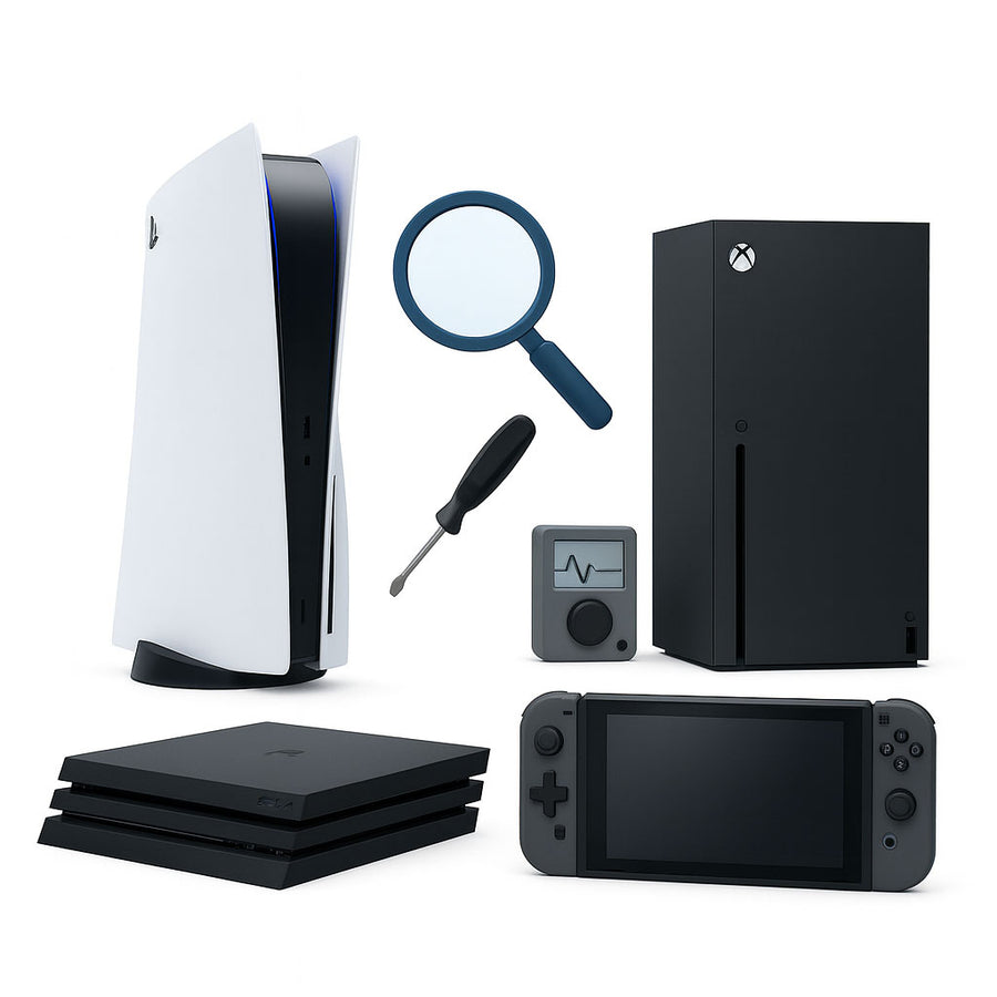 PS5, PS4, Xbox Series X und Nintendo Switch zur Fehlerdiagnose